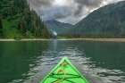USA-Alaska-Tongass National Forest Kayaking on Red Bluff Bay Art Print